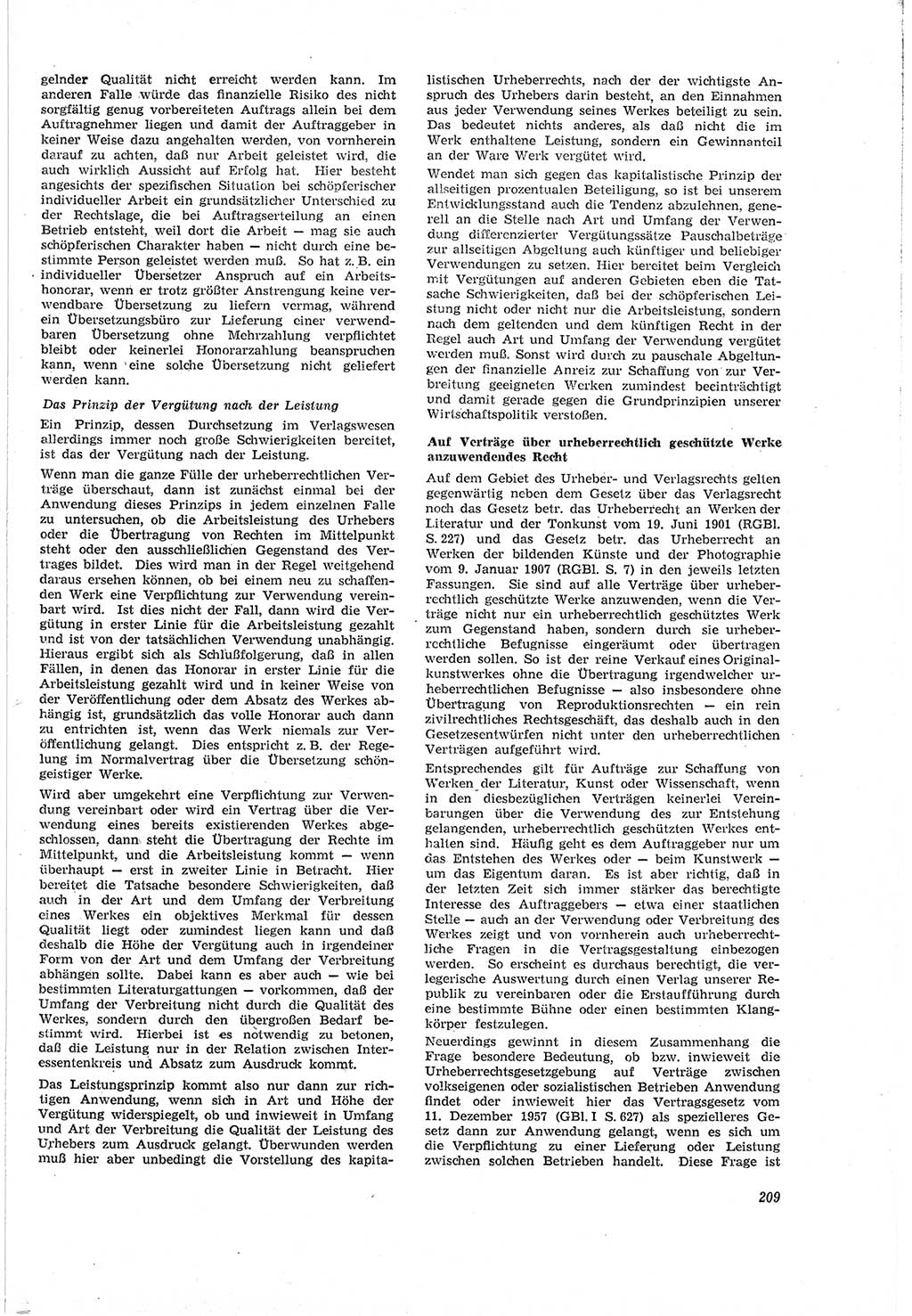 Neue Justiz (NJ), Zeitschrift für Recht und Rechtswissenschaft [Deutsche Demokratische Republik (DDR)], 18. Jahrgang 1964, Seite 209 (NJ DDR 1964, S. 209)