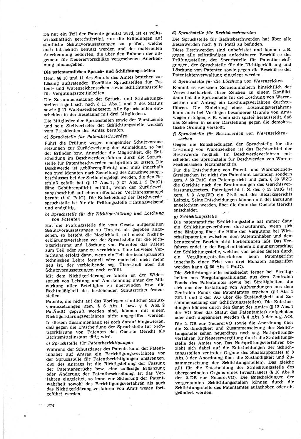 Neue Justiz (NJ), Zeitschrift für Recht und Rechtswissenschaft [Deutsche Demokratische Republik (DDR)], 18. Jahrgang 1964, Seite 214 (NJ DDR 1964, S. 214)