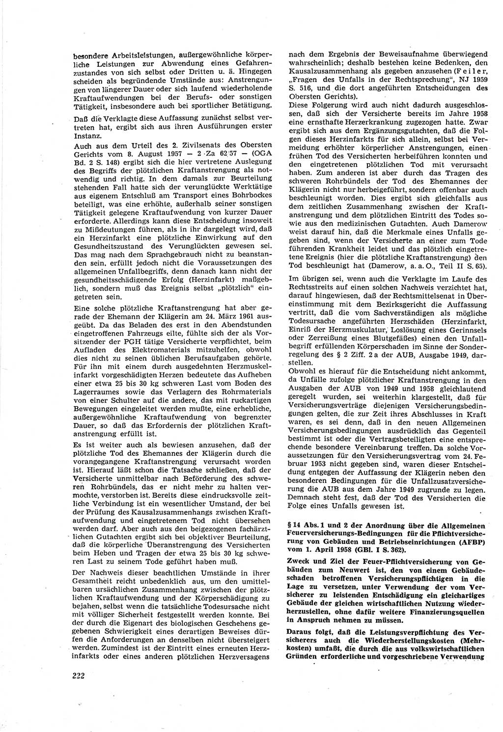 Neue Justiz (NJ), Zeitschrift für Recht und Rechtswissenschaft [Deutsche Demokratische Republik (DDR)], 18. Jahrgang 1964, Seite 222 (NJ DDR 1964, S. 222)