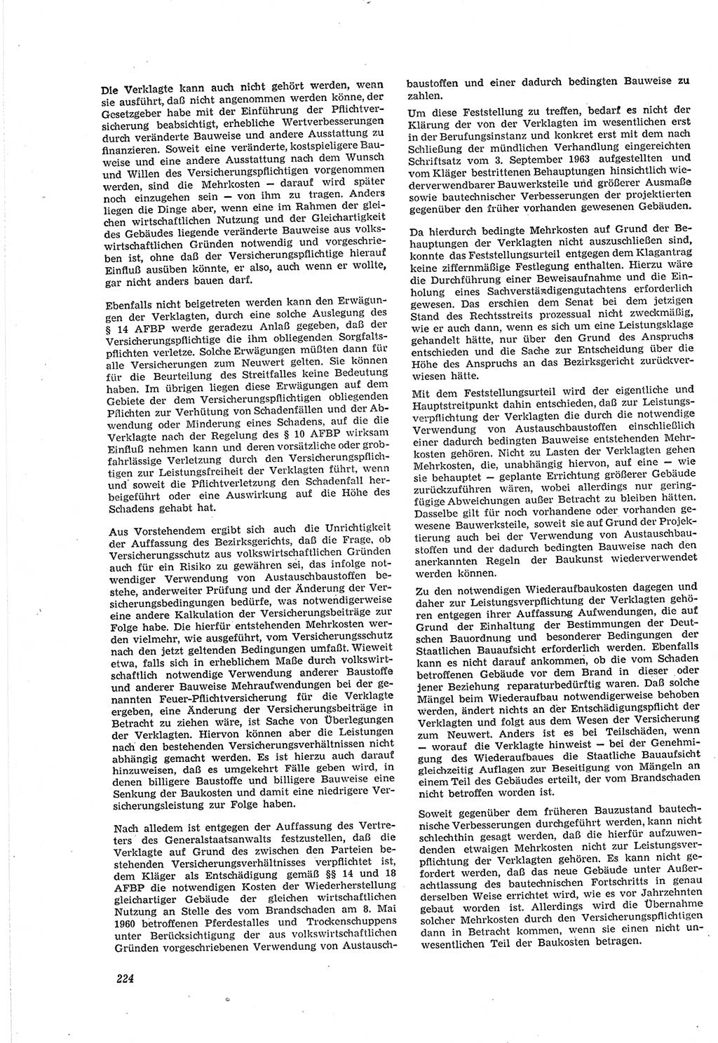Neue Justiz (NJ), Zeitschrift für Recht und Rechtswissenschaft [Deutsche Demokratische Republik (DDR)], 18. Jahrgang 1964, Seite 224 (NJ DDR 1964, S. 224)