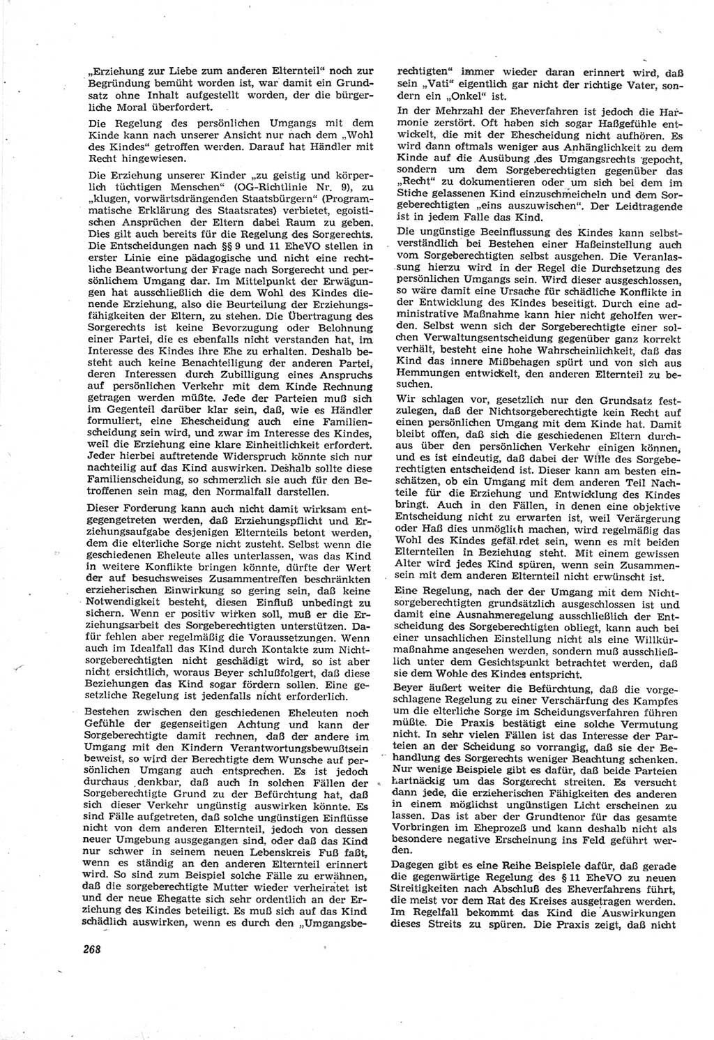 Neue Justiz (NJ), Zeitschrift für Recht und Rechtswissenschaft [Deutsche Demokratische Republik (DDR)], 18. Jahrgang 1964, Seite 268 (NJ DDR 1964, S. 268)