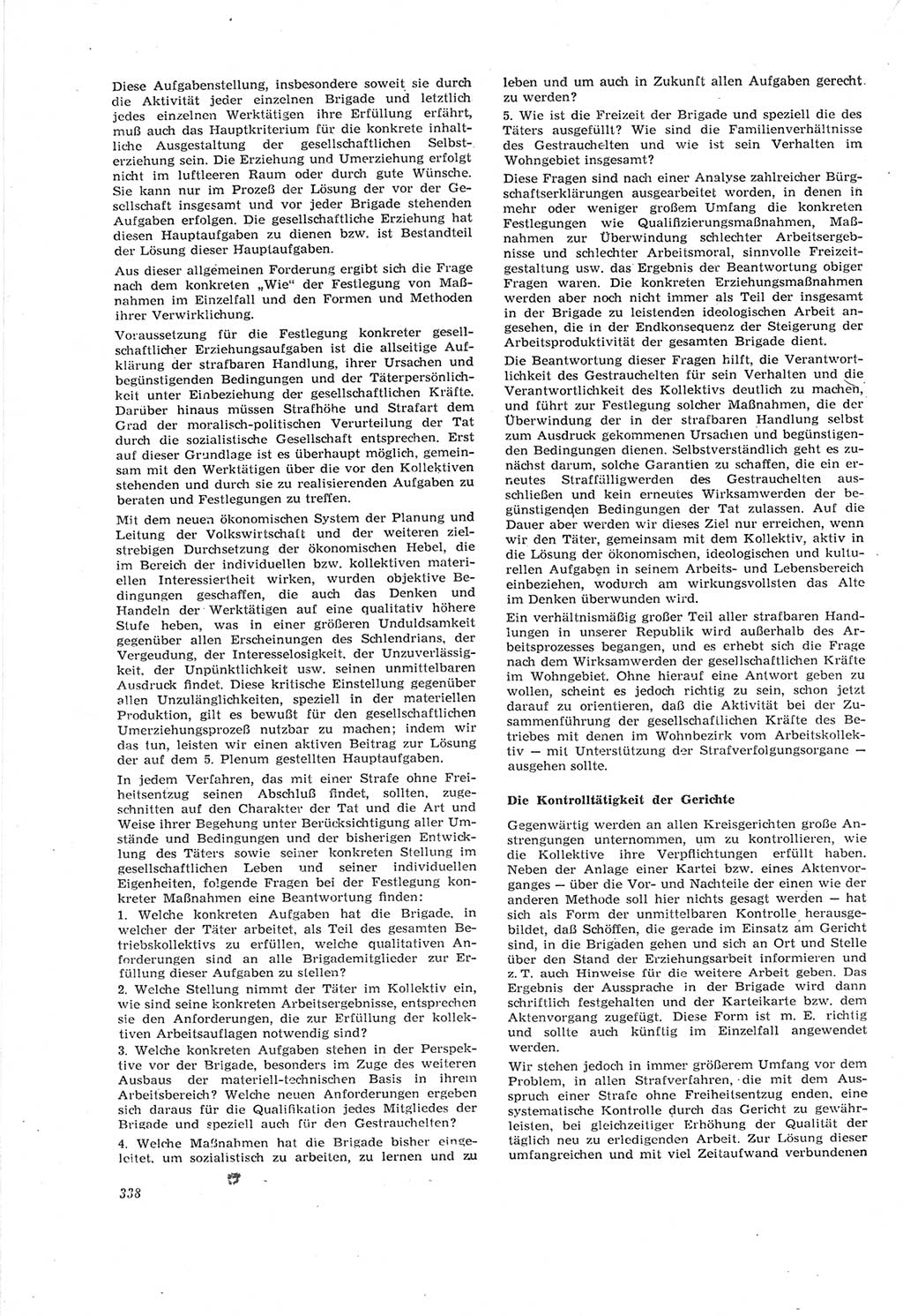 Neue Justiz (NJ), Zeitschrift für Recht und Rechtswissenschaft [Deutsche Demokratische Republik (DDR)], 18. Jahrgang 1964, Seite 338 (NJ DDR 1964, S. 338)