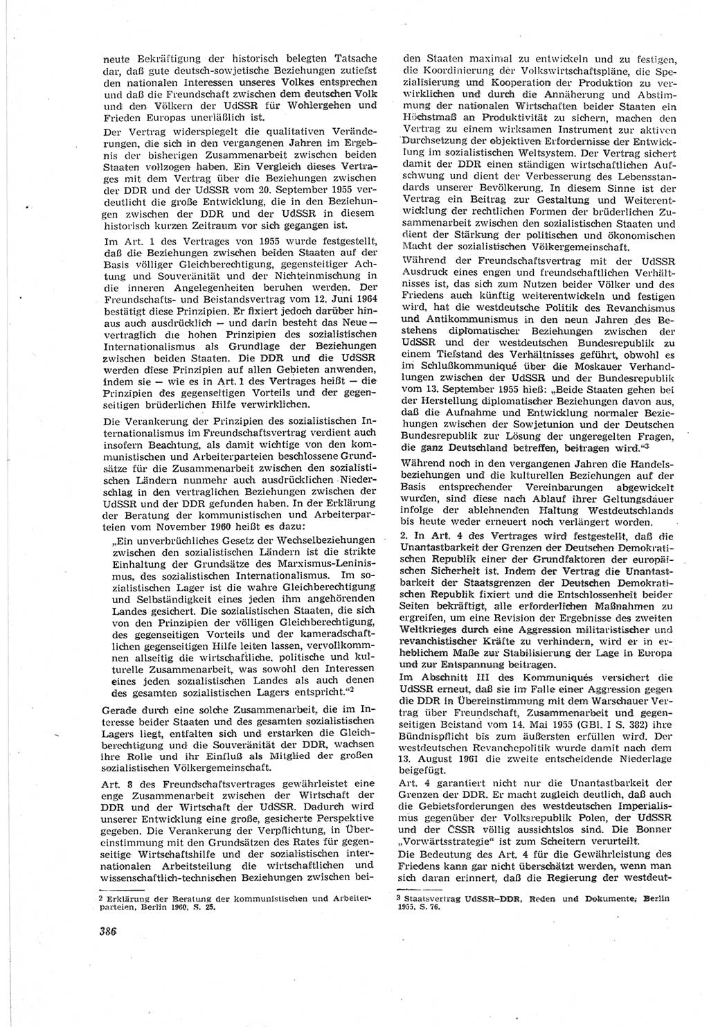 Neue Justiz (NJ), Zeitschrift für Recht und Rechtswissenschaft [Deutsche Demokratische Republik (DDR)], 18. Jahrgang 1964, Seite 386 (NJ DDR 1964, S. 386)
