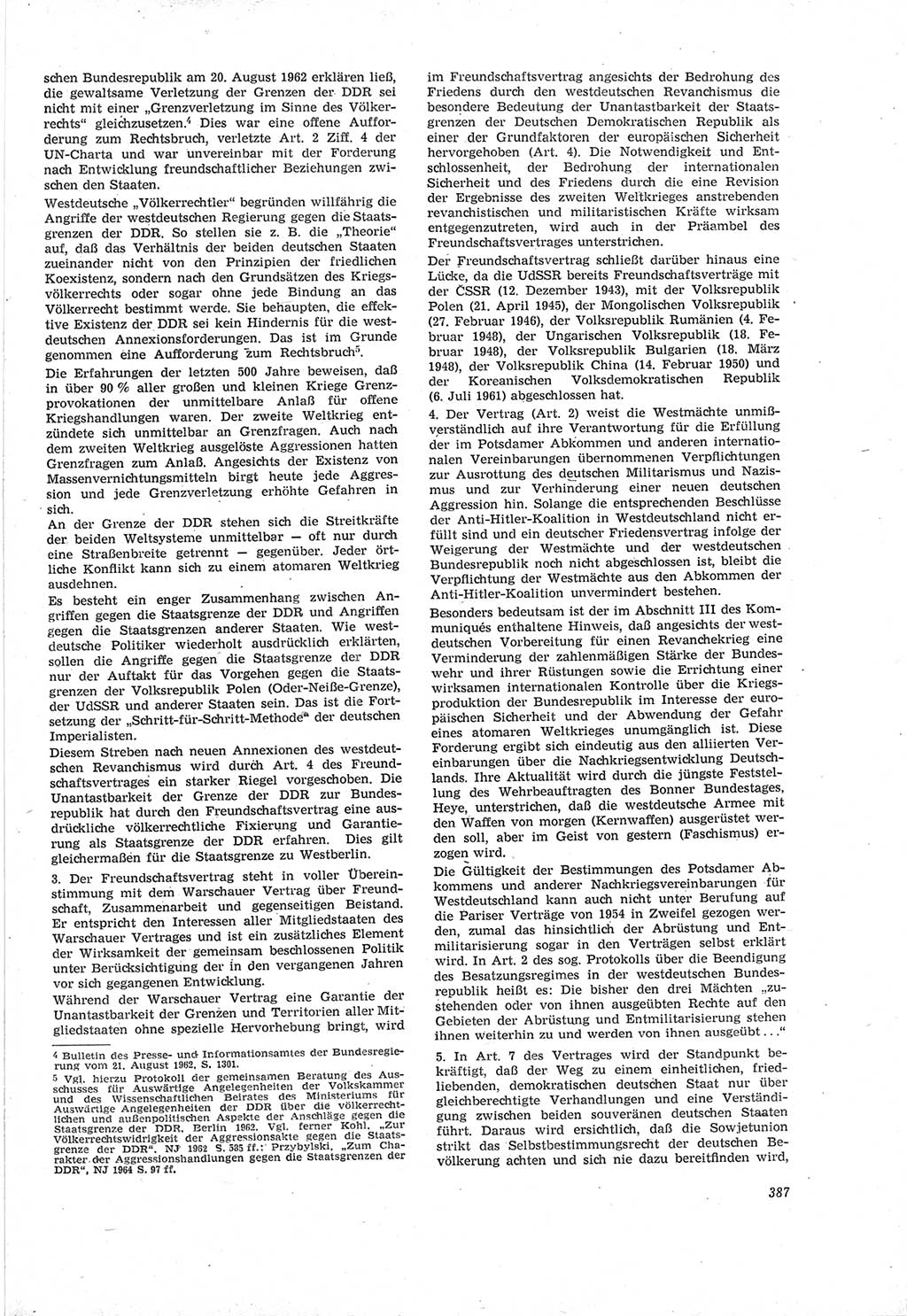 Neue Justiz (NJ), Zeitschrift für Recht und Rechtswissenschaft [Deutsche Demokratische Republik (DDR)], 18. Jahrgang 1964, Seite 387 (NJ DDR 1964, S. 387)