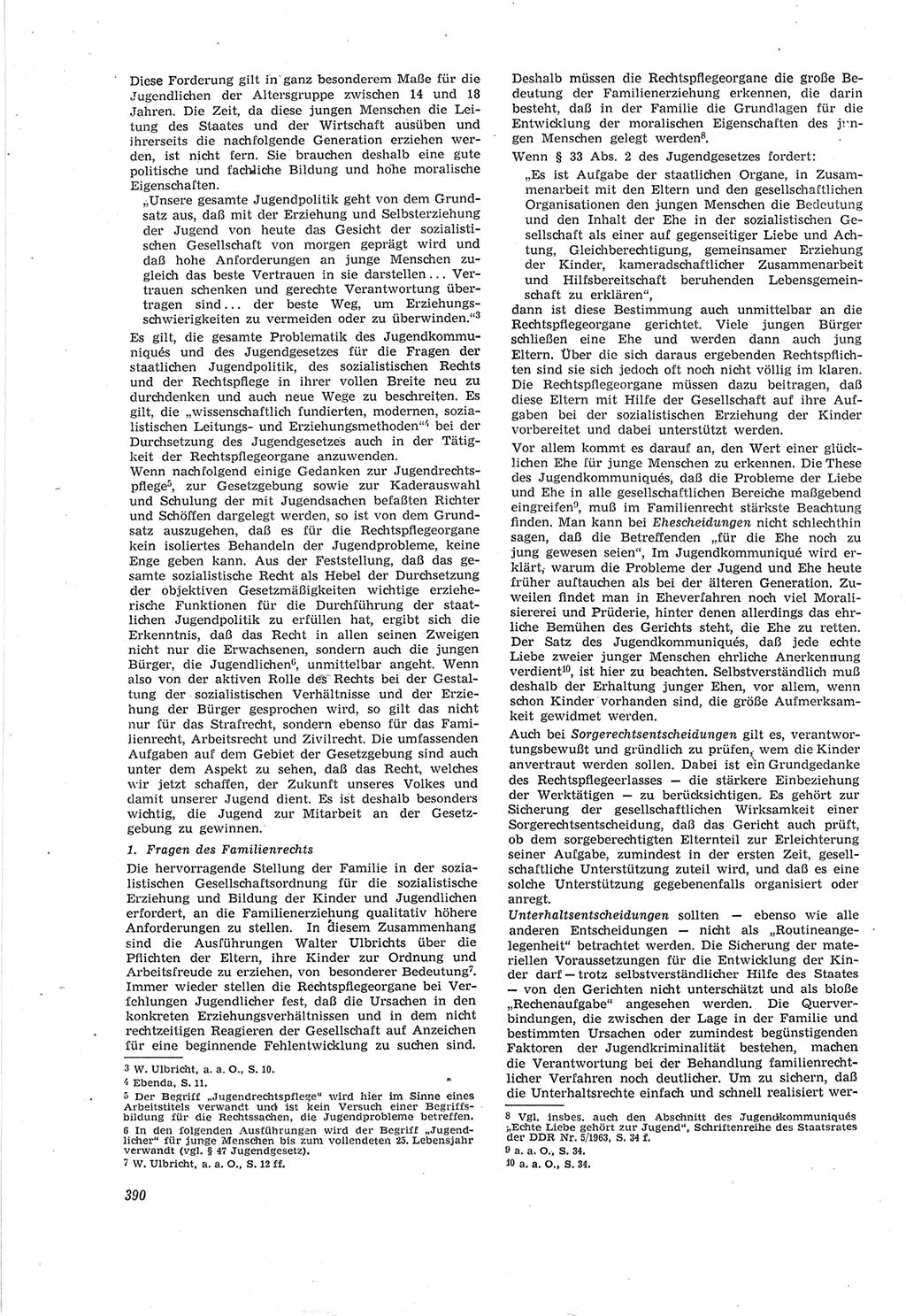 Neue Justiz (NJ), Zeitschrift für Recht und Rechtswissenschaft [Deutsche Demokratische Republik (DDR)], 18. Jahrgang 1964, Seite 390 (NJ DDR 1964, S. 390)