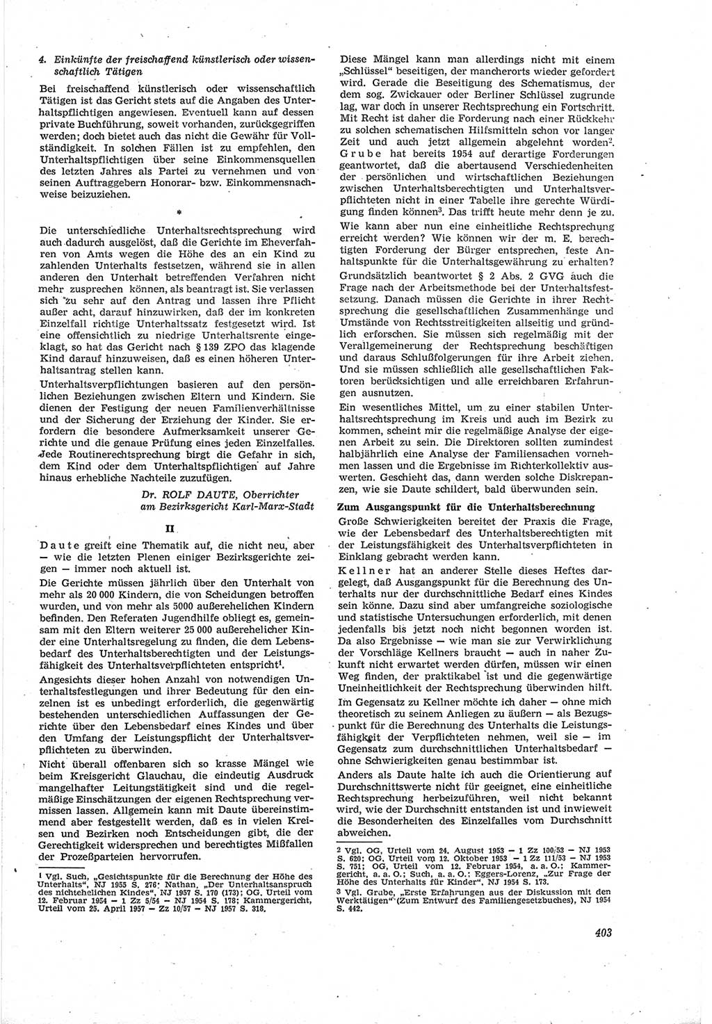 Neue Justiz (NJ), Zeitschrift für Recht und Rechtswissenschaft [Deutsche Demokratische Republik (DDR)], 18. Jahrgang 1964, Seite 403 (NJ DDR 1964, S. 403)