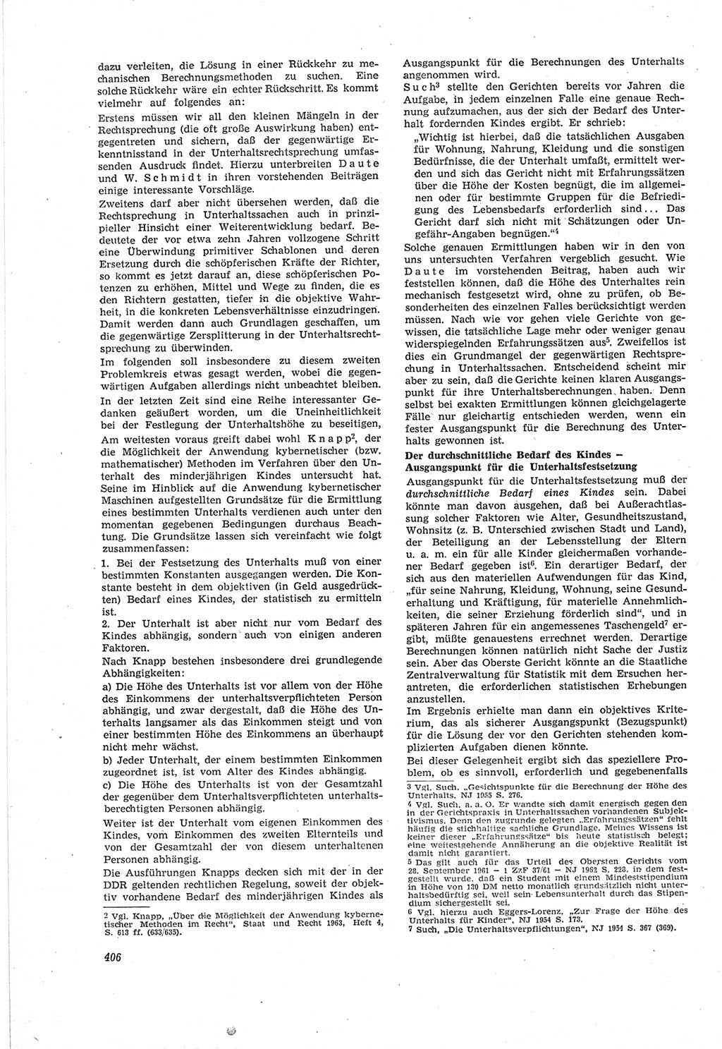 Neue Justiz (NJ), Zeitschrift für Recht und Rechtswissenschaft [Deutsche Demokratische Republik (DDR)], 18. Jahrgang 1964, Seite 406 (NJ DDR 1964, S. 406)