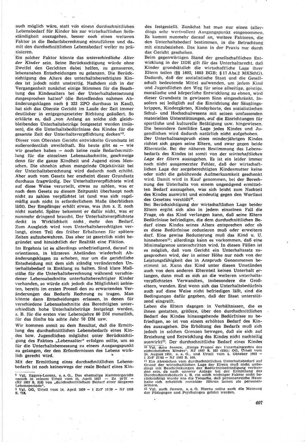 Neue Justiz (NJ), Zeitschrift für Recht und Rechtswissenschaft [Deutsche Demokratische Republik (DDR)], 18. Jahrgang 1964, Seite 407 (NJ DDR 1964, S. 407)
