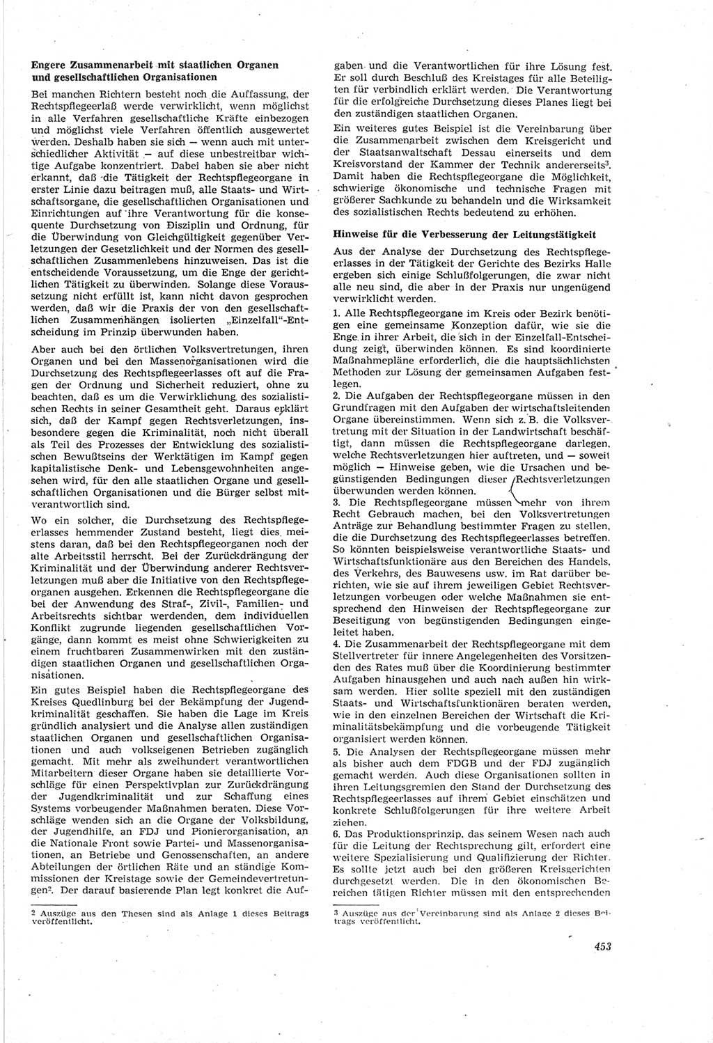 Neue Justiz (NJ), Zeitschrift für Recht und Rechtswissenschaft [Deutsche Demokratische Republik (DDR)], 18. Jahrgang 1964, Seite 453 (NJ DDR 1964, S. 453)