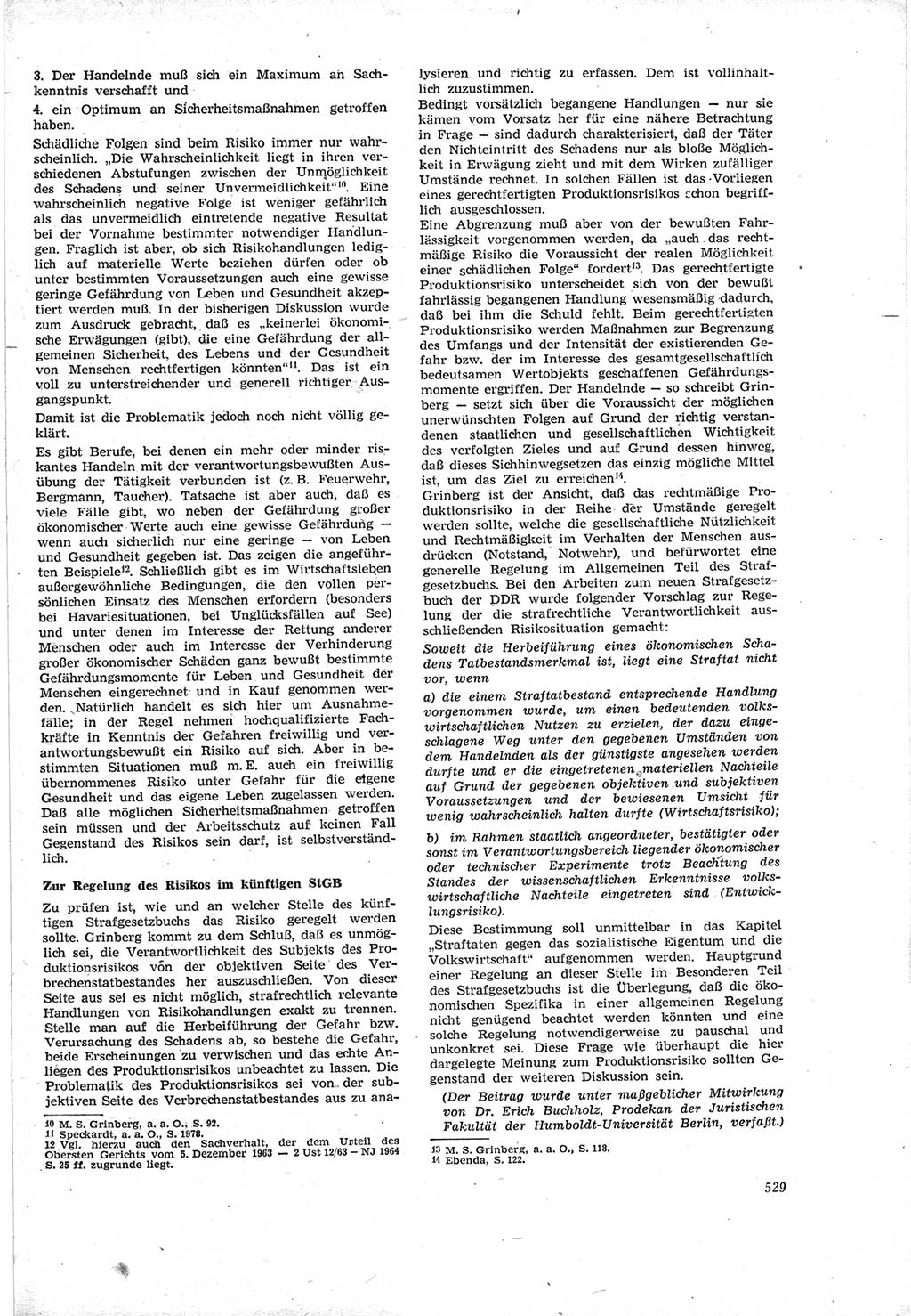 Neue Justiz (NJ), Zeitschrift für Recht und Rechtswissenschaft [Deutsche Demokratische Republik (DDR)], 18. Jahrgang 1964, Seite 529 (NJ DDR 1964, S. 529)