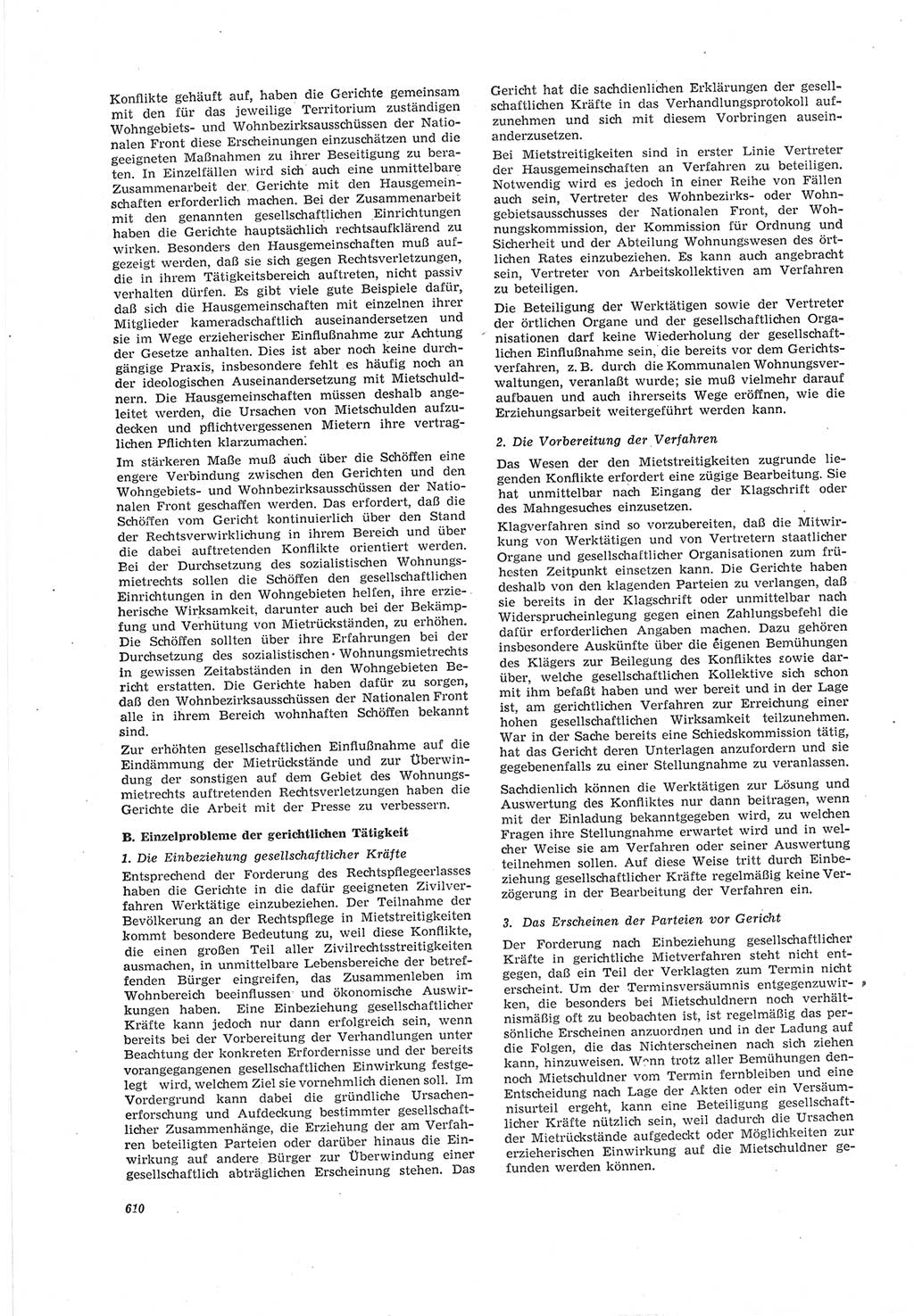 Neue Justiz (NJ), Zeitschrift für Recht und Rechtswissenschaft [Deutsche Demokratische Republik (DDR)], 18. Jahrgang 1964, Seite 610 (NJ DDR 1964, S. 610)