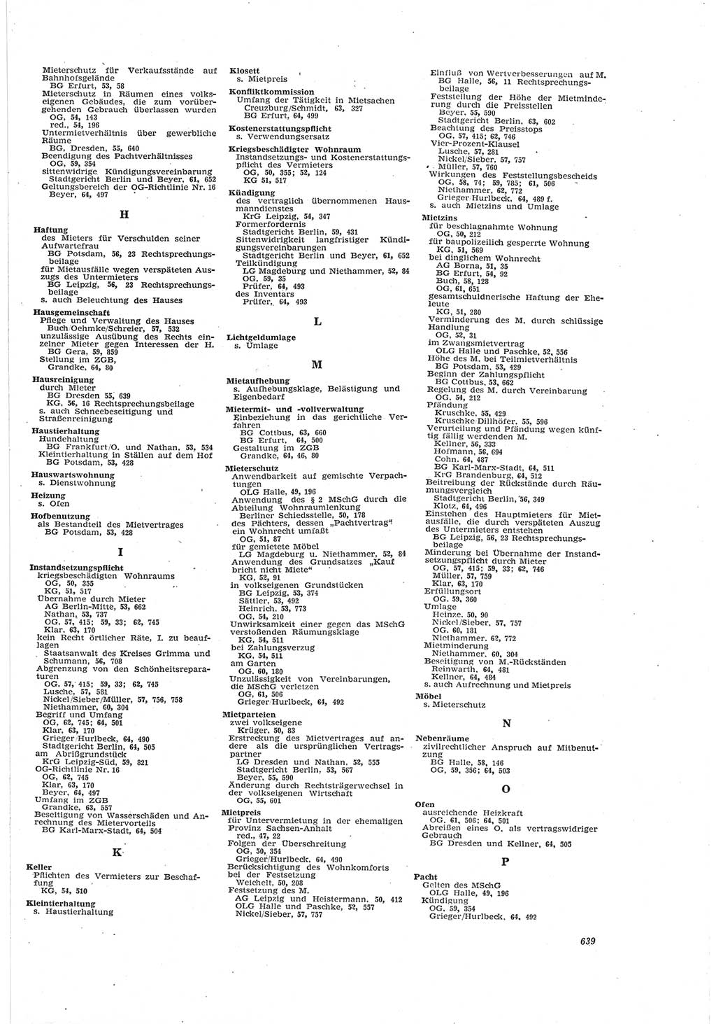Neue Justiz (NJ), Zeitschrift für Recht und Rechtswissenschaft [Deutsche Demokratische Republik (DDR)], 18. Jahrgang 1964, Seite 639 (NJ DDR 1964, S. 639)
