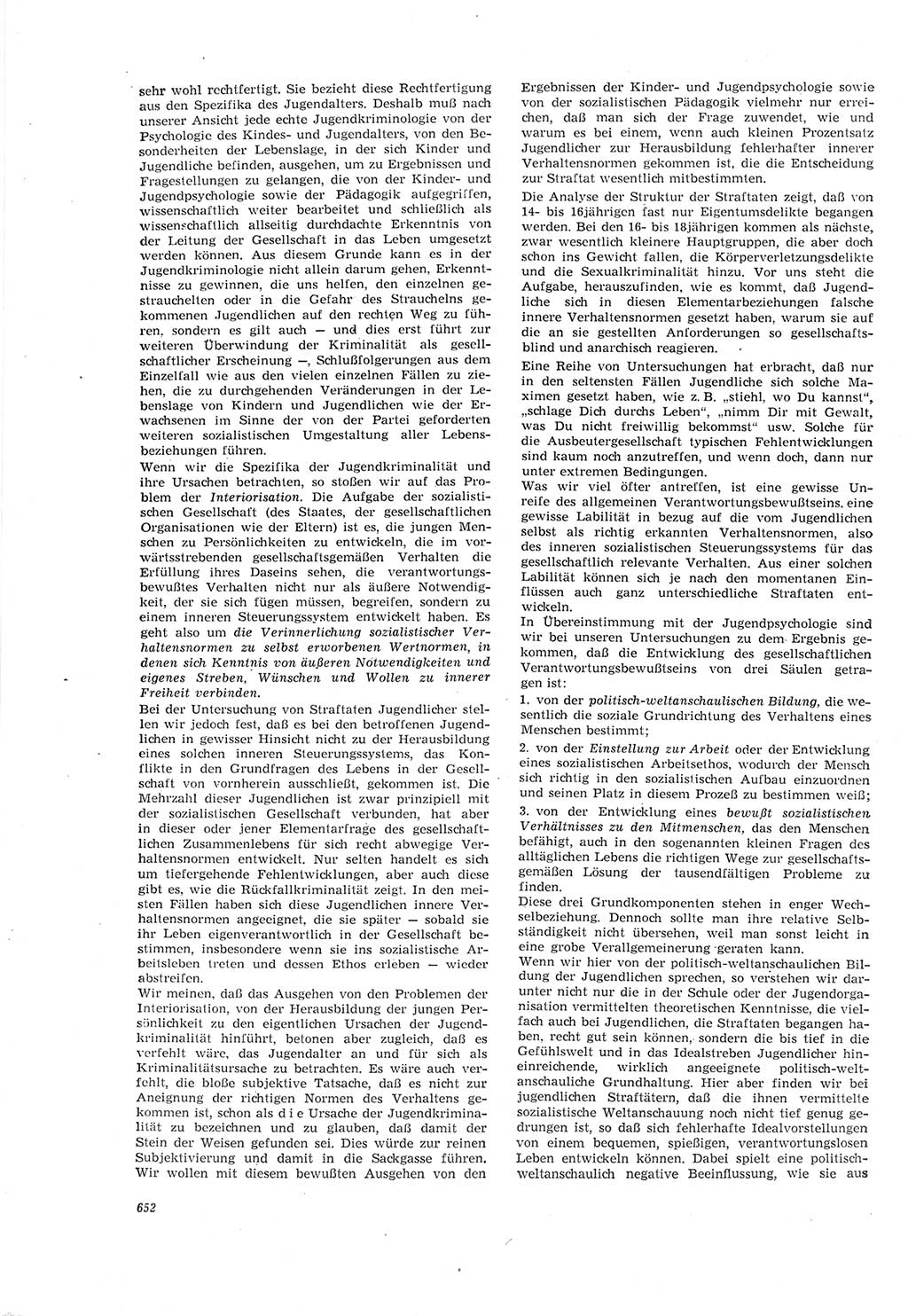 Neue Justiz (NJ), Zeitschrift für Recht und Rechtswissenschaft [Deutsche Demokratische Republik (DDR)], 18. Jahrgang 1964, Seite 652 (NJ DDR 1964, S. 652)