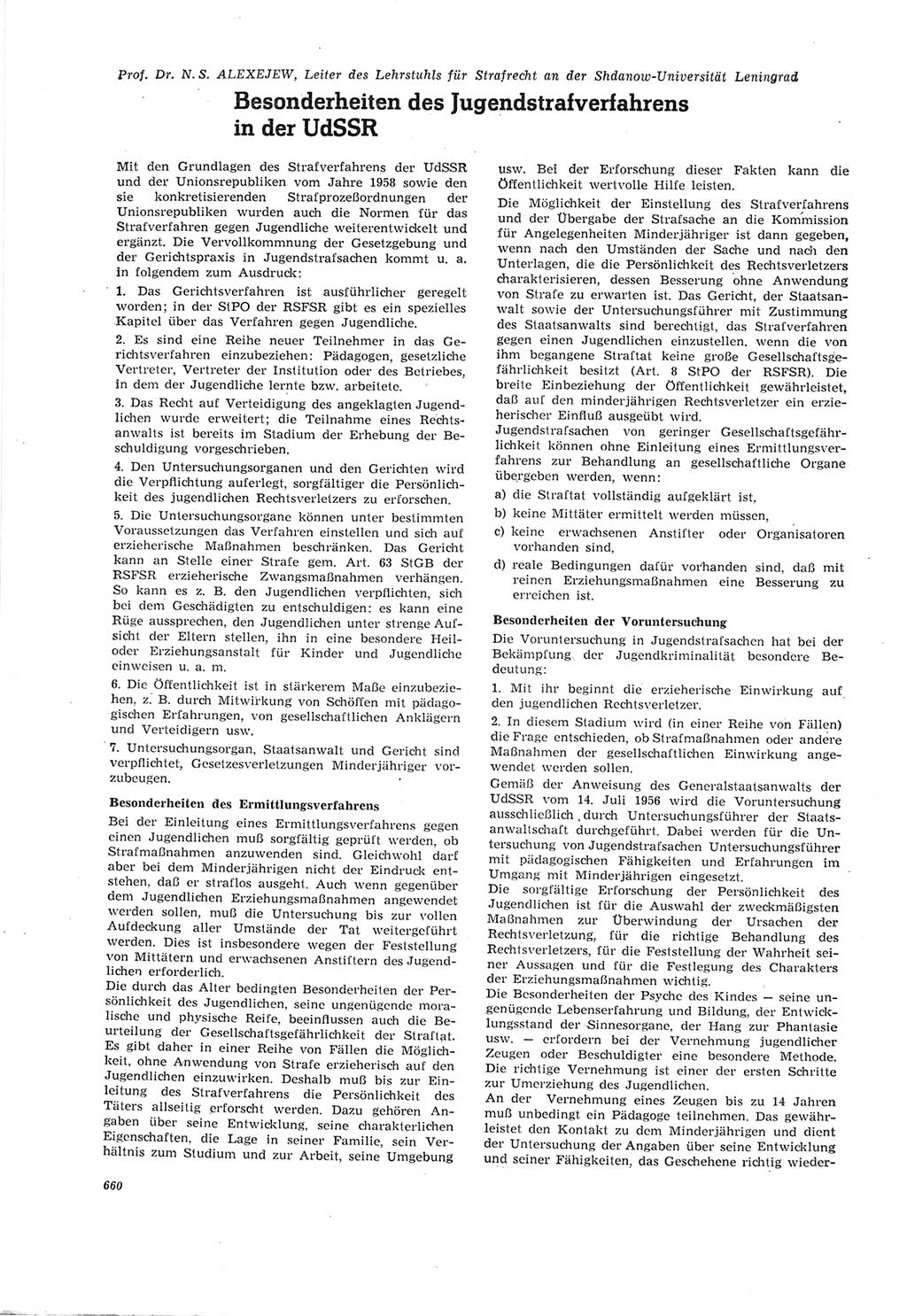 Neue Justiz (NJ), Zeitschrift für Recht und Rechtswissenschaft [Deutsche Demokratische Republik (DDR)], 18. Jahrgang 1964, Seite 660 (NJ DDR 1964, S. 660)