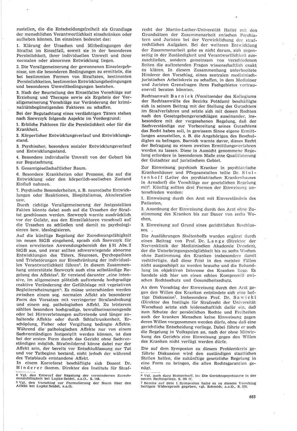 Neue Justiz (NJ), Zeitschrift für Recht und Rechtswissenschaft [Deutsche Demokratische Republik (DDR)], 18. Jahrgang 1964, Seite 665 (NJ DDR 1964, S. 665)