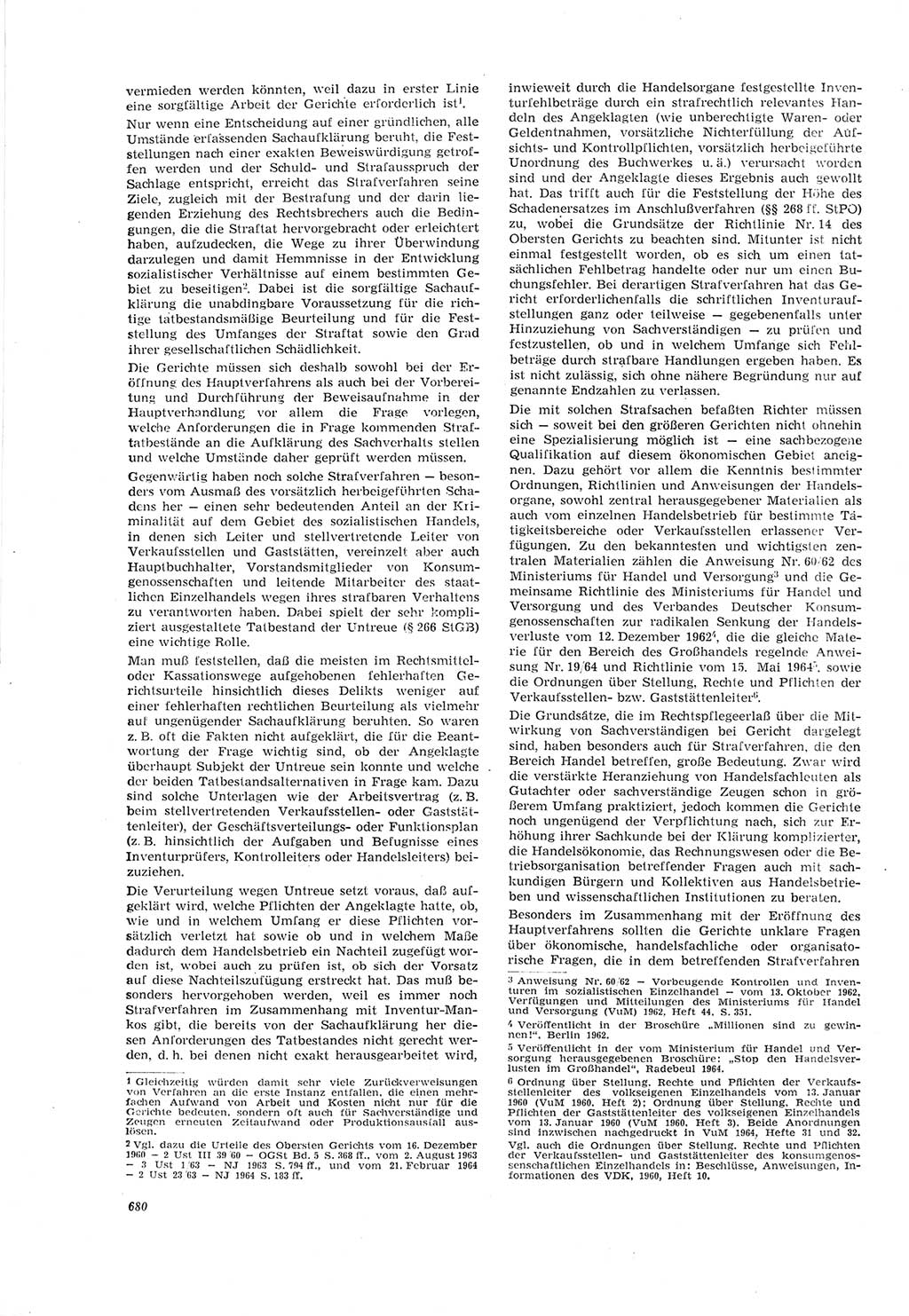 Neue Justiz (NJ), Zeitschrift für Recht und Rechtswissenschaft [Deutsche Demokratische Republik (DDR)], 18. Jahrgang 1964, Seite 680 (NJ DDR 1964, S. 680)