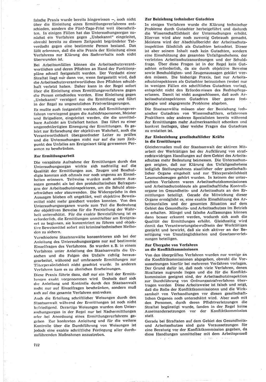 Neue Justiz (NJ), Zeitschrift für Recht und Rechtswissenschaft [Deutsche Demokratische Republik (DDR)], 18. Jahrgang 1964, Seite 712 (NJ DDR 1964, S. 712)