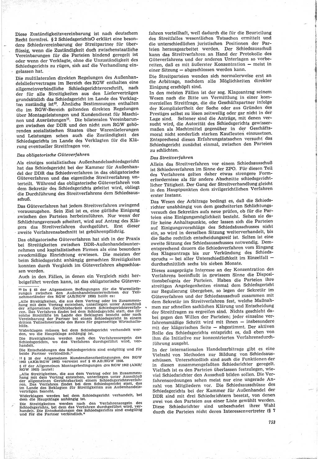 Neue Justiz (NJ), Zeitschrift für Recht und Rechtswissenschaft [Deutsche Demokratische Republik (DDR)], 18. Jahrgang 1964, Seite 753 (NJ DDR 1964, S. 753)