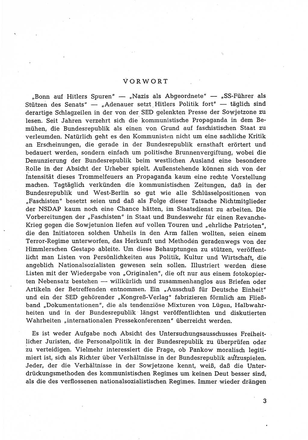 Ehemalige Nationalsozialisten in Pankows Diensten [Deutsche Demokratische Republik (DDR)] 1965, Seite 3 (Ehem. Nat.-Soz. DDR 1965, S. 3)