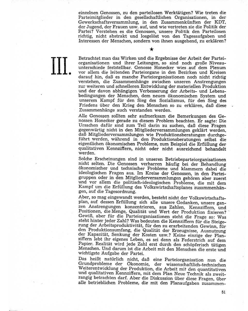 Neuer Weg (NW), Organ des Zentralkomitees (ZK) der SED (Sozialistische Einheitspartei Deutschlands) für Fragen des Parteilebens, 20. Jahrgang [Deutsche Demokratische Republik (DDR)] 1965, Seite 51 (NW ZK SED DDR 1965, S. 51)