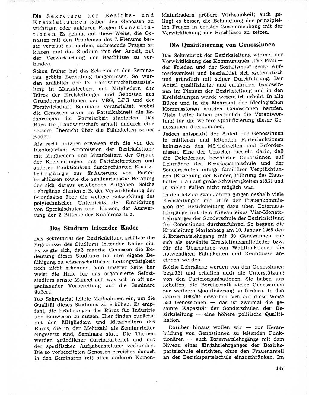 Neuer Weg (NW), Organ des Zentralkomitees (ZK) der SED (Sozialistische Einheitspartei Deutschlands) für Fragen des Parteilebens, 20. Jahrgang [Deutsche Demokratische Republik (DDR)] 1965, Seite 131 (NW ZK SED DDR 1965, S. 131)