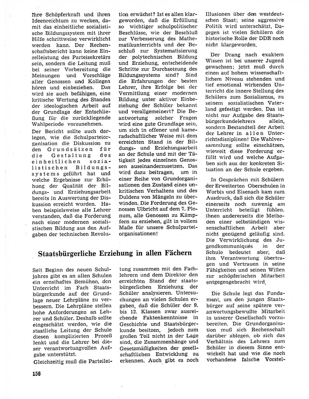 Neuer Weg (NW), Organ des Zentralkomitees (ZK) der SED (Sozialistische Einheitspartei Deutschlands) für Fragen des Parteilebens, 20. Jahrgang [Deutsche Demokratische Republik (DDR)] 1965, Seite 140 (NW ZK SED DDR 1965, S. 140)