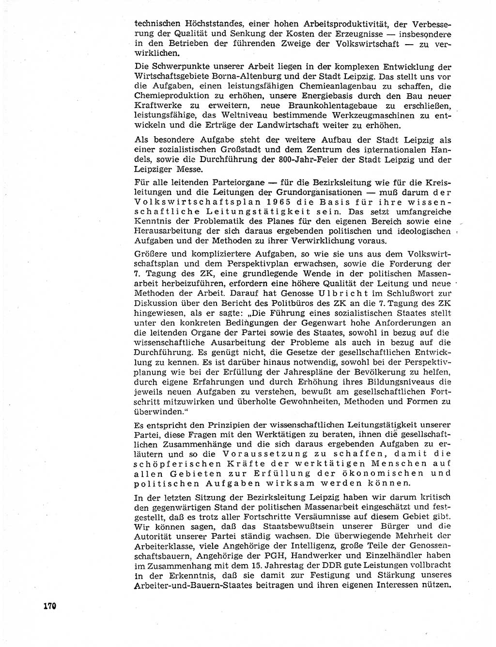 Neuer Weg (NW), Organ des Zentralkomitees (ZK) der SED (Sozialistische Einheitspartei Deutschlands) für Fragen des Parteilebens, 20. Jahrgang [Deutsche Demokratische Republik (DDR)] 1965, Seite 154 (NW ZK SED DDR 1965, S. 154)