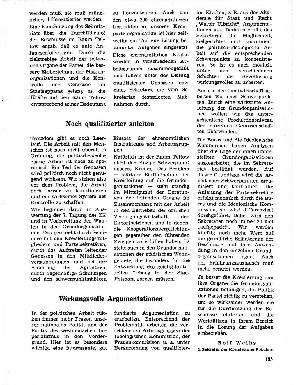 Neuer Weg (NW), Organ des Zentralkomitees (ZK) der SED (Sozialistische Einheitspartei Deutschlands) für Fragen des Parteilebens, 20. Jahrgang [Deutsche Demokratische Republik (DDR)] 1965, Seite 179 (NW ZK SED DDR 1965, S. 179)