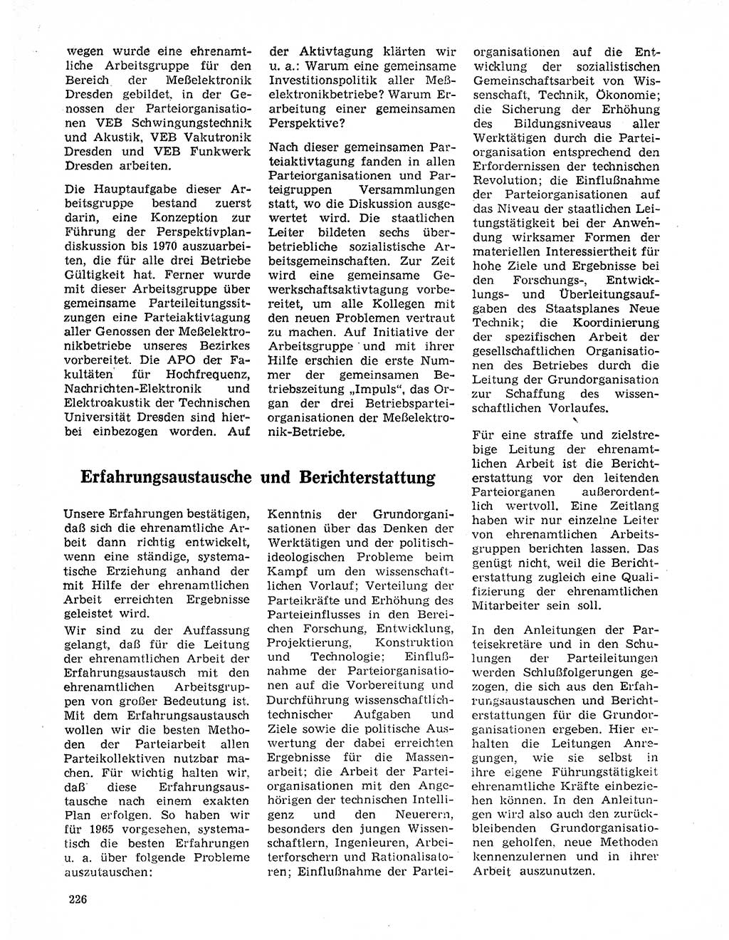 Neuer Weg (NW), Organ des Zentralkomitees (ZK) der SED (Sozialistische Einheitspartei Deutschlands) für Fragen des Parteilebens, 20. Jahrgang [Deutsche Demokratische Republik (DDR)] 1965, Seite 210 (NW ZK SED DDR 1965, S. 210)