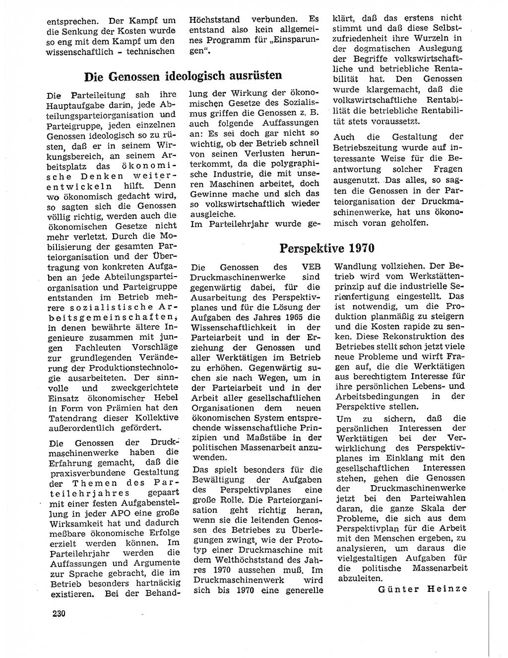 Neuer Weg (NW), Organ des Zentralkomitees (ZK) der SED (Sozialistische Einheitspartei Deutschlands) für Fragen des Parteilebens, 20. Jahrgang [Deutsche Demokratische Republik (DDR)] 1965, Seite 214 (NW ZK SED DDR 1965, S. 214)