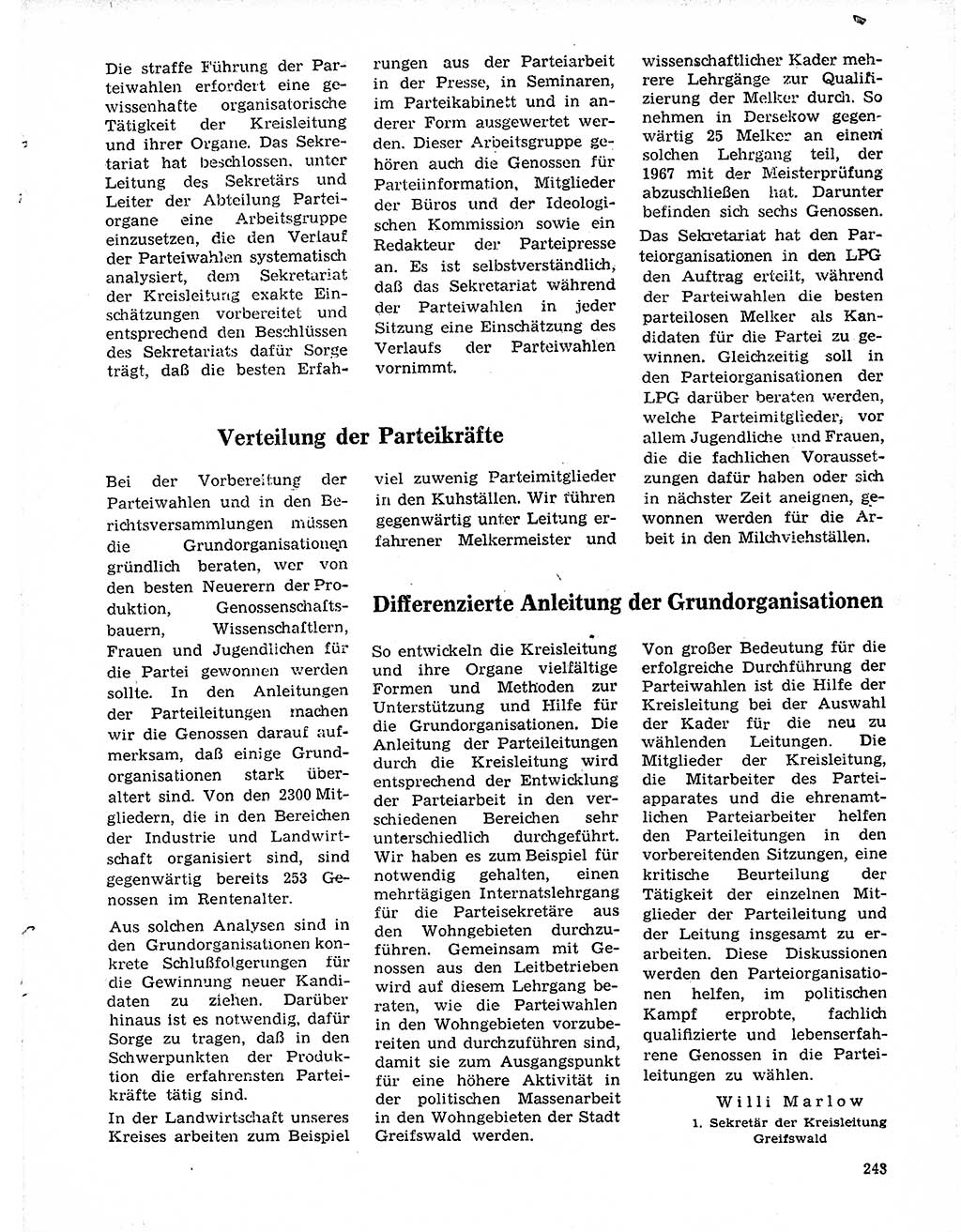 Neuer Weg (NW), Organ des Zentralkomitees (ZK) der SED (Sozialistische Einheitspartei Deutschlands) für Fragen des Parteilebens, 20. Jahrgang [Deutsche Demokratische Republik (DDR)] 1965, Seite 227 (NW ZK SED DDR 1965, S. 227)