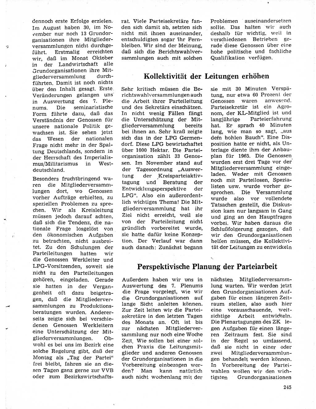 Neuer Weg (NW), Organ des Zentralkomitees (ZK) der SED (Sozialistische Einheitspartei Deutschlands) für Fragen des Parteilebens, 20. Jahrgang [Deutsche Demokratische Republik (DDR)] 1965, Seite 229 (NW ZK SED DDR 1965, S. 229)