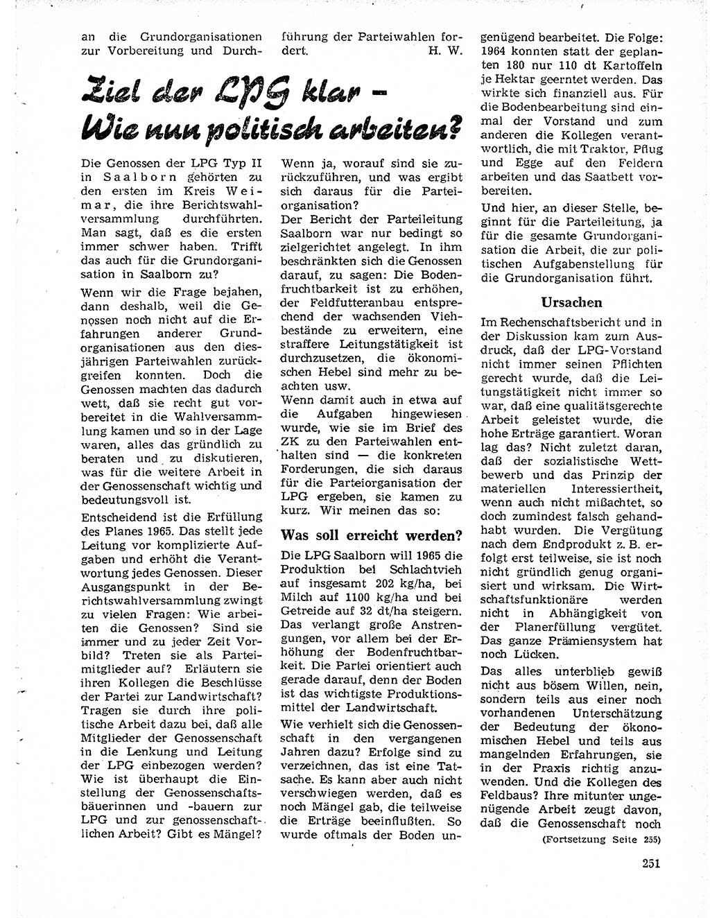 Neuer Weg (NW), Organ des Zentralkomitees (ZK) der SED (Sozialistische Einheitspartei Deutschlands) für Fragen des Parteilebens, 20. Jahrgang [Deutsche Demokratische Republik (DDR)] 1965, Seite 235 (NW ZK SED DDR 1965, S. 235)