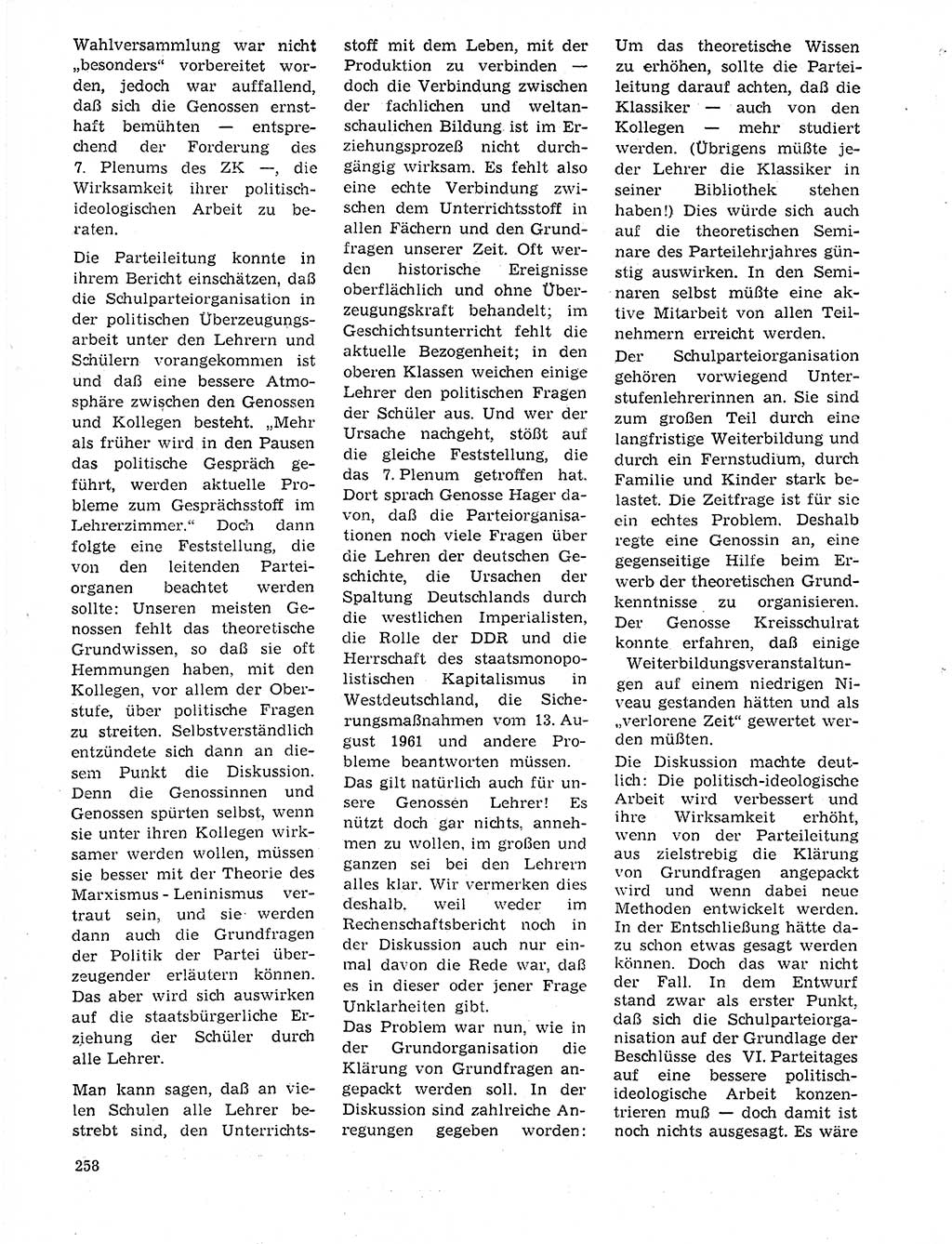 Neuer Weg (NW), Organ des Zentralkomitees (ZK) der SED (Sozialistische Einheitspartei Deutschlands) fÃ¼r Fragen des Parteilebens, 20. Jahrgang [Deutsche Demokratische Republik (DDR)] 1965, Seite 242 (NW ZK SED DDR 1965, S. 242)