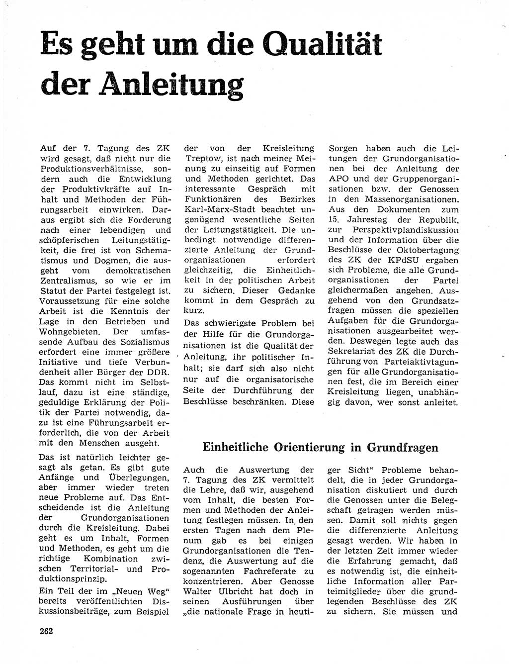 Neuer Weg (NW), Organ des Zentralkomitees (ZK) der SED (Sozialistische Einheitspartei Deutschlands) für Fragen des Parteilebens, 20. Jahrgang [Deutsche Demokratische Republik (DDR)] 1965, Seite 246 (NW ZK SED DDR 1965, S. 246)