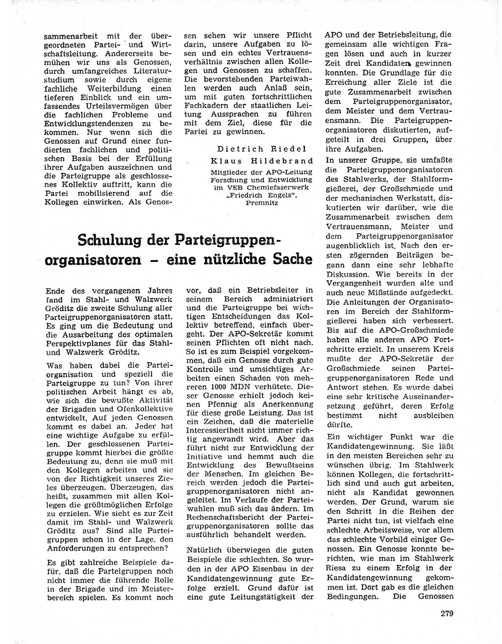 Neuer Weg (NW), Organ des Zentralkomitees (ZK) der SED (Sozialistische Einheitspartei Deutschlands) für Fragen des Parteilebens, 20. Jahrgang [Deutsche Demokratische Republik (DDR)] 1965, Seite 263 (NW ZK SED DDR 1965, S. 263)