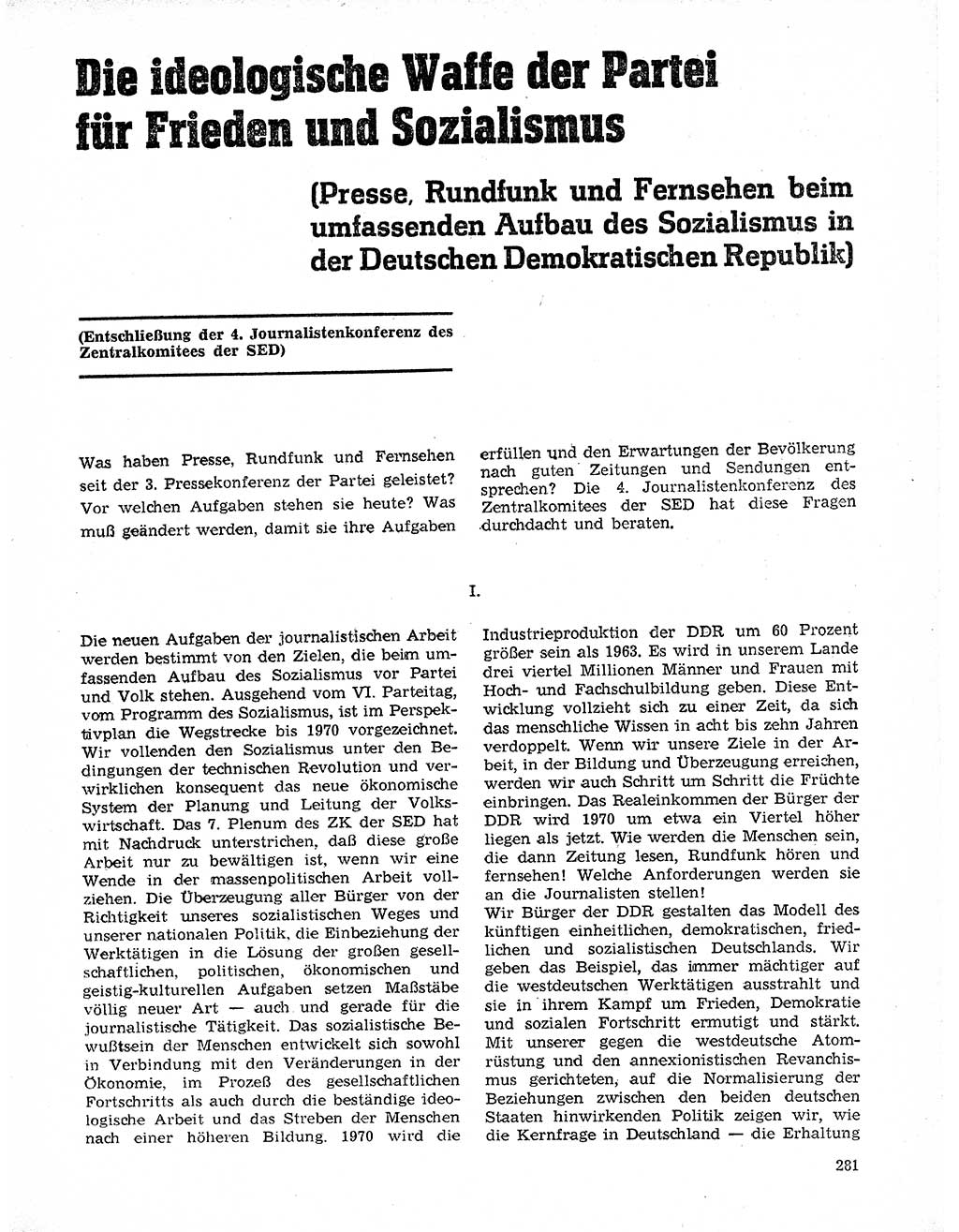 Neuer Weg (NW), Organ des Zentralkomitees (ZK) der SED (Sozialistische Einheitspartei Deutschlands) für Fragen des Parteilebens, 20. Jahrgang [Deutsche Demokratische Republik (DDR)] 1965, Seite 265 (NW ZK SED DDR 1965, S. 265)