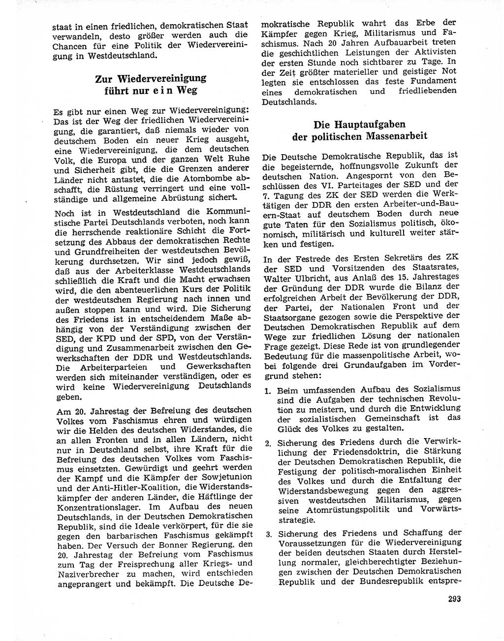 Neuer Weg (NW), Organ des Zentralkomitees (ZK) der SED (Sozialistische Einheitspartei Deutschlands) für Fragen des Parteilebens, 20. Jahrgang [Deutsche Demokratische Republik (DDR)] 1965, Seite 277 (NW ZK SED DDR 1965, S. 277)