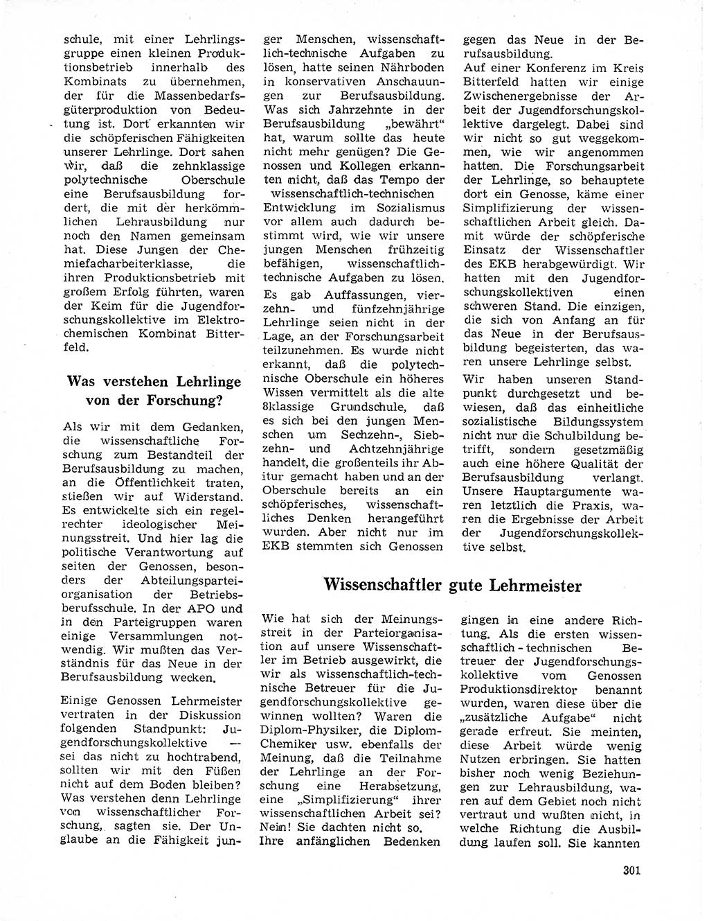 Neuer Weg (NW), Organ des Zentralkomitees (ZK) der SED (Sozialistische Einheitspartei Deutschlands) für Fragen des Parteilebens, 20. Jahrgang [Deutsche Demokratische Republik (DDR)] 1965, Seite 285 (NW ZK SED DDR 1965, S. 285)