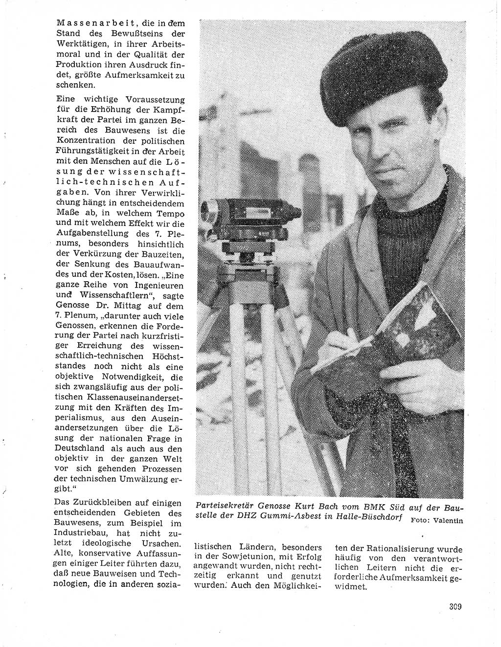 Neuer Weg (NW), Organ des Zentralkomitees (ZK) der SED (Sozialistische Einheitspartei Deutschlands) für Fragen des Parteilebens, 20. Jahrgang [Deutsche Demokratische Republik (DDR)] 1965, Seite 293 (NW ZK SED DDR 1965, S. 293)
