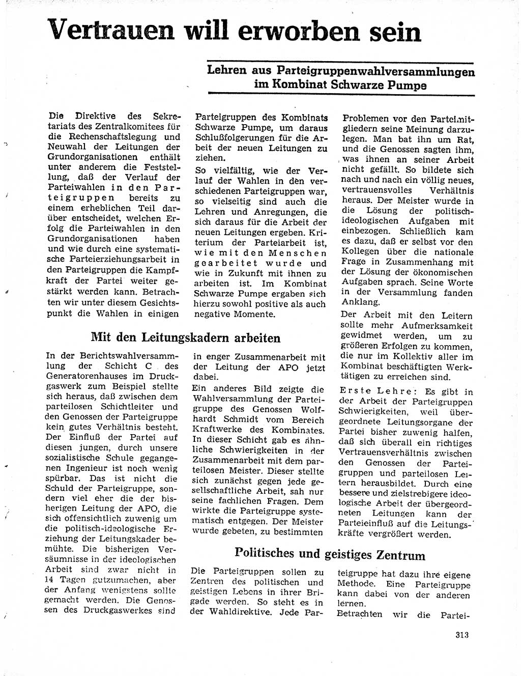 Neuer Weg (NW), Organ des Zentralkomitees (ZK) der SED (Sozialistische Einheitspartei Deutschlands) für Fragen des Parteilebens, 20. Jahrgang [Deutsche Demokratische Republik (DDR)] 1965, Seite 297 (NW ZK SED DDR 1965, S. 297)