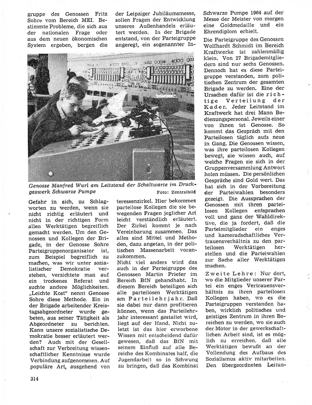 Neuer Weg (NW), Organ des Zentralkomitees (ZK) der SED (Sozialistische Einheitspartei Deutschlands) für Fragen des Parteilebens, 20. Jahrgang [Deutsche Demokratische Republik (DDR)] 1965, Seite 298 (NW ZK SED DDR 1965, S. 298)