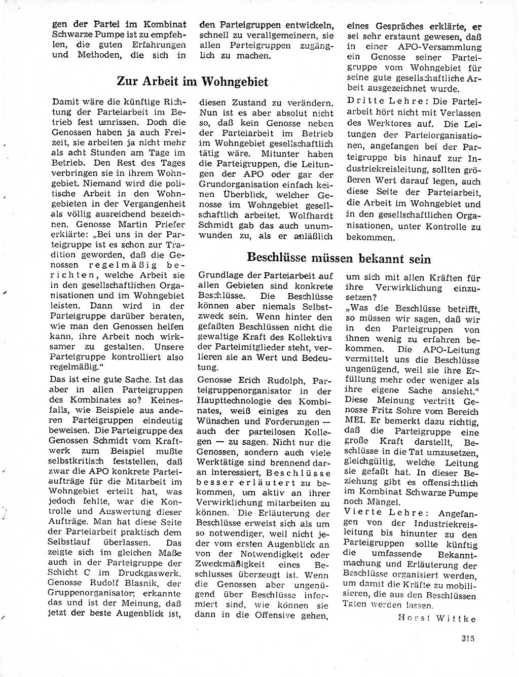 Neuer Weg (NW), Organ des Zentralkomitees (ZK) der SED (Sozialistische Einheitspartei Deutschlands) für Fragen des Parteilebens, 20. Jahrgang [Deutsche Demokratische Republik (DDR)] 1965, Seite 299 (NW ZK SED DDR 1965, S. 299)