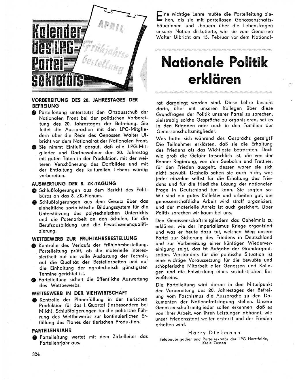 Neuer Weg (NW), Organ des Zentralkomitees (ZK) der SED (Sozialistische Einheitspartei Deutschlands) für Fragen des Parteilebens, 20. Jahrgang [Deutsche Demokratische Republik (DDR)] 1965, Seite 308 (NW ZK SED DDR 1965, S. 308)