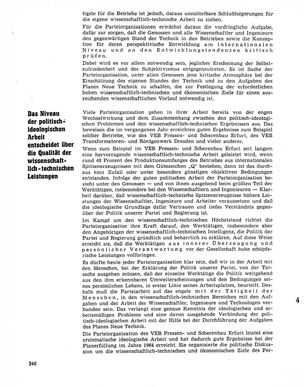 Neuer Weg (NW), Organ des Zentralkomitees (ZK) der SED (Sozialistische Einheitspartei Deutschlands) für Fragen des Parteilebens, 20. Jahrgang [Deutsche Demokratische Republik (DDR)] 1965, Seite 330 (NW ZK SED DDR 1965, S. 330)