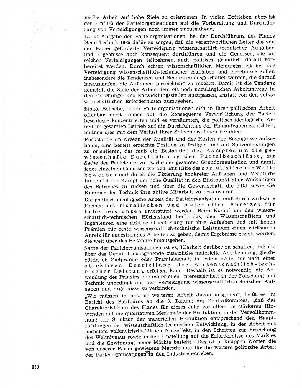 Neuer Weg (NW), Organ des Zentralkomitees (ZK) der SED (Sozialistische Einheitspartei Deutschlands) für Fragen des Parteilebens, 20. Jahrgang [Deutsche Demokratische Republik (DDR)] 1965, Seite 334 (NW ZK SED DDR 1965, S. 334)