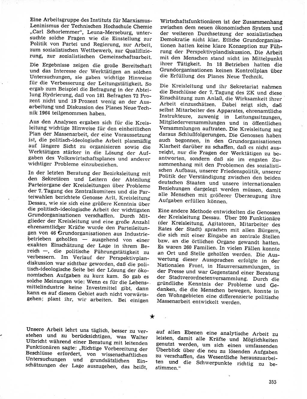 Neuer Weg (NW), Organ des Zentralkomitees (ZK) der SED (Sozialistische Einheitspartei Deutschlands) für Fragen des Parteilebens, 20. Jahrgang [Deutsche Demokratische Republik (DDR)] 1965, Seite 339 (NW ZK SED DDR 1965, S. 339)
