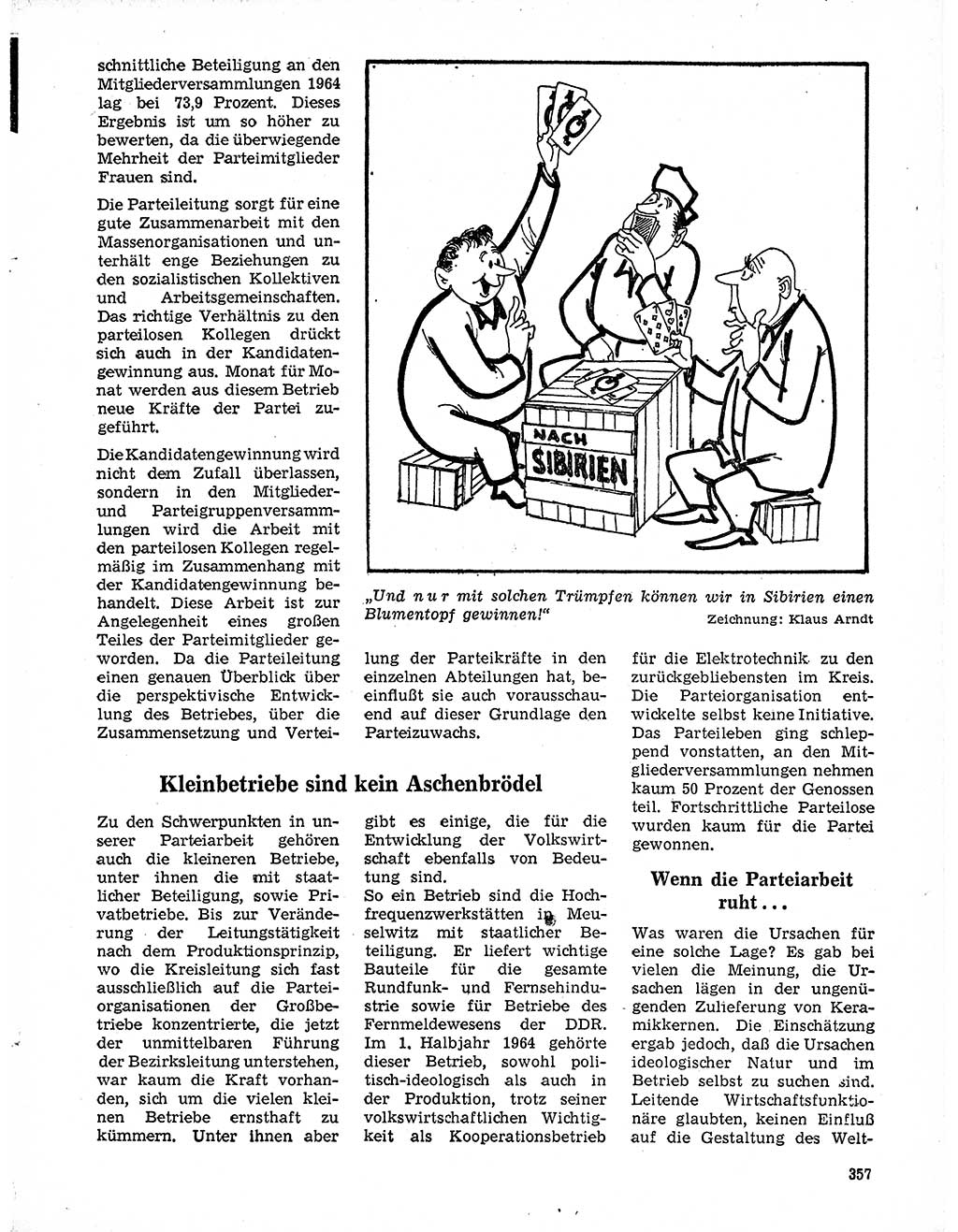 Neuer Weg (NW), Organ des Zentralkomitees (ZK) der SED (Sozialistische Einheitspartei Deutschlands) für Fragen des Parteilebens, 20. Jahrgang [Deutsche Demokratische Republik (DDR)] 1965, Seite 341 (NW ZK SED DDR 1965, S. 341)