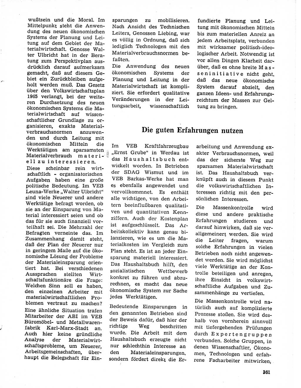 Neuer Weg (NW), Organ des Zentralkomitees (ZK) der SED (Sozialistische Einheitspartei Deutschlands) für Fragen des Parteilebens, 20. Jahrgang [Deutsche Demokratische Republik (DDR)] 1965, Seite 345 (NW ZK SED DDR 1965, S. 345)