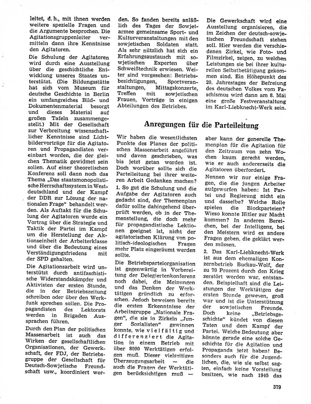 Neuer Weg (NW), Organ des Zentralkomitees (ZK) der SED (Sozialistische Einheitspartei Deutschlands) für Fragen des Parteilebens, 20. Jahrgang [Deutsche Demokratische Republik (DDR)] 1965, Seite 363 (NW ZK SED DDR 1965, S. 363)